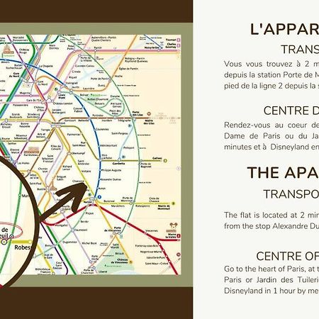 41.Appart 4Pers#1 Bedroom #Pere Lachaise #Nation Paris Exterior foto